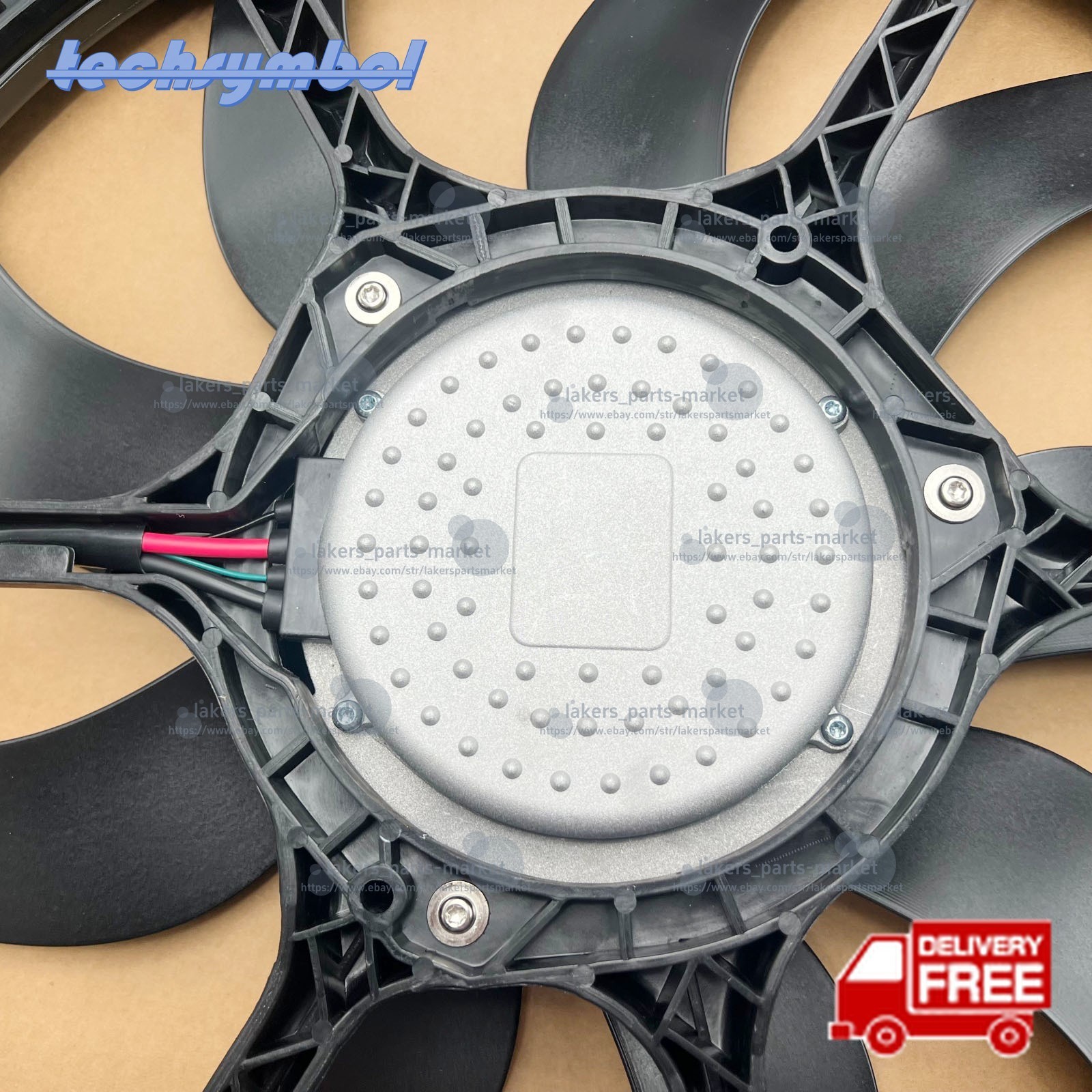 Bentley Continental GT 2008-2018 Fan assembly P/N 3W0121205E