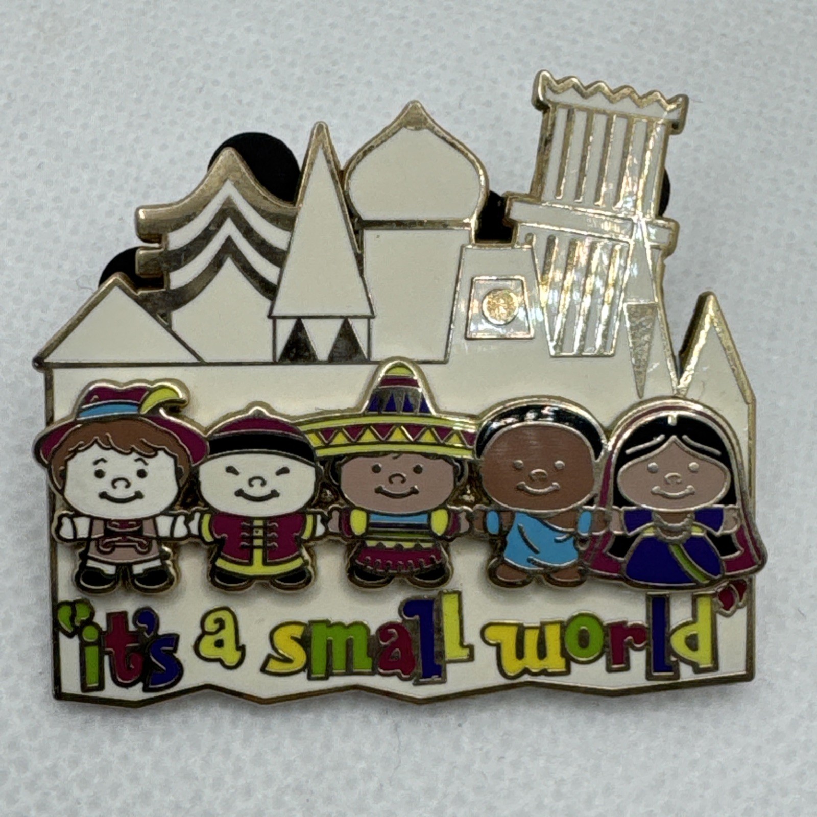 Disney It's a Small World Children White Castle 2007 Pin 42435