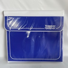 Mead Trapper Keeper Blue Notebook Metal Rings One Folder