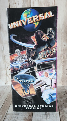 Vintage Universal Studios Florida Guide Map King Kong Twister Back to Future