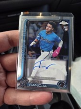 2025 Topps Chrome - Rookie Autographs Javier Sanoja #RA-JSA (AU, RC)
