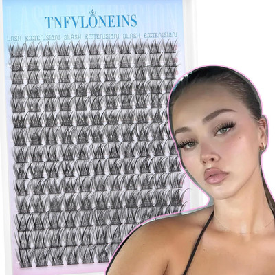 Natural Eyelash Clusters Wispy Lash Clusters 154Pcs Cluster Eyelash Extensions I