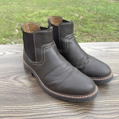 ※s※ Dockers Men's Ransom Chelsea Boots 90-43938 Dark Brown Leather