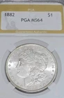 1882 Morgan Silver Dollar $1 Philadelphia Uncirculated US Coin