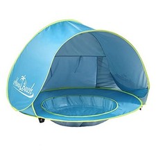 Baby Beach Tent Pop Up Portable Shade Pool UV 01 Blue Baby Beach Tent
