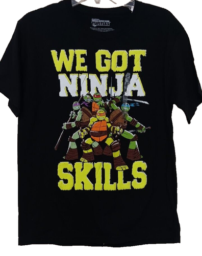 Teenage Mutant Ninja Turtles Boys T-Shirt XL (18-20) "We Got Ninja Skills" NEW - Picture 2 of 7