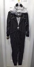 DISNEY NIGHTMARE BEFORE CHRISTMAS JACK SKELLINGTON PAJAMA SUIT ADULT SIZE M