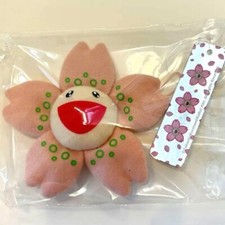 Takashi Murakami Sakura Cherry Blossom Plush Keychain Mascot Toy Brooch Japan