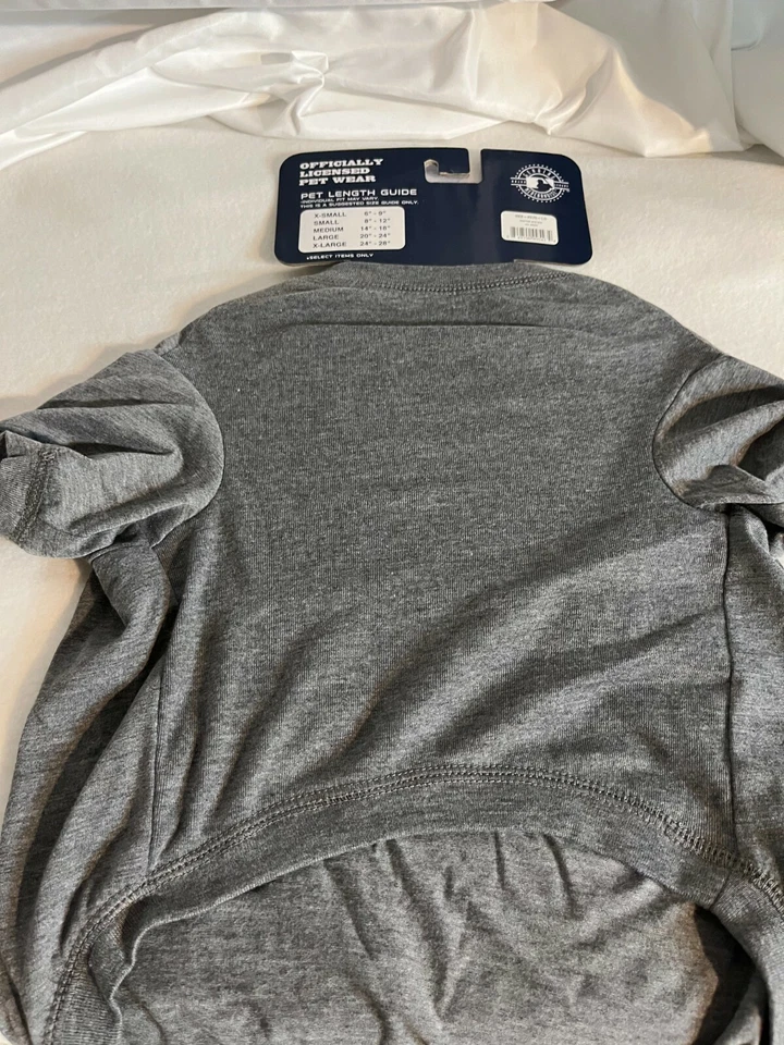 CAMISA DE MASCOTAS BOSTON RED SOX GRIS JERSEY GRANDE GENUINA MLB LICENCIA OFICIAL Foto 4 de 4