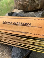 5 packs Himalayan Golden Nag Champa Incense - Handmade in Kathmandu Nepal