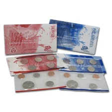 1999 United States US Mint 20 Coin P & D Uncirculated Coin Set State Quarters