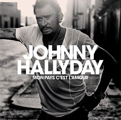 JOHNNY HALLYDAY - MON PAYS C'EST L'AMOUR  (WHITE) VINYL LP NEW!