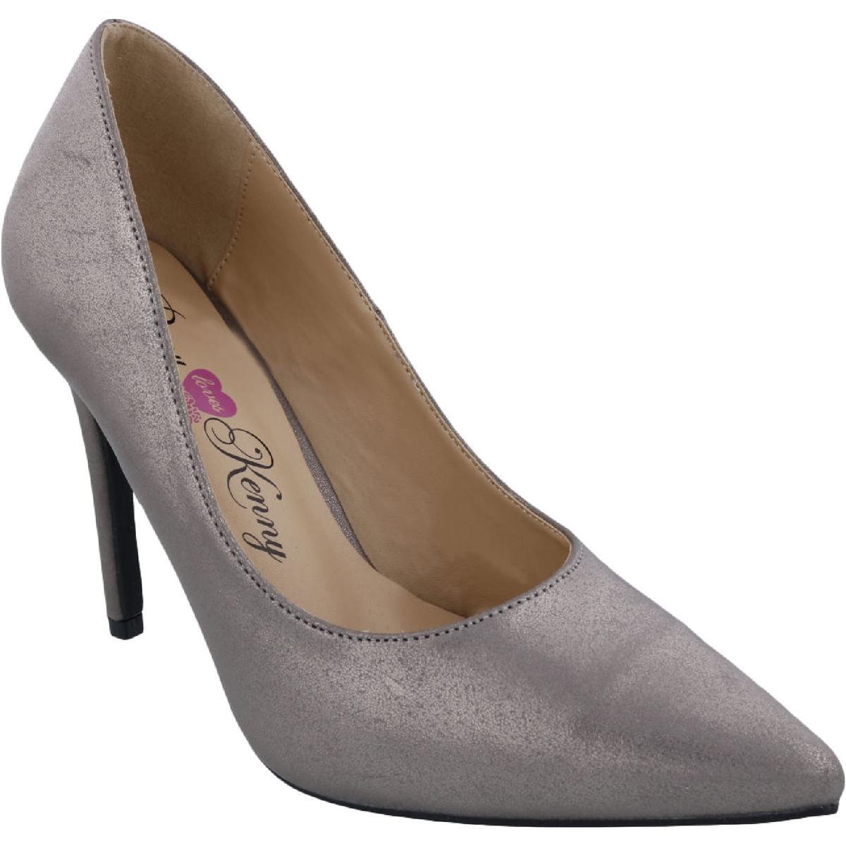 Женские туфли-лодочки Penny Loves Kenny Ormond Silver на шпильке 9,5 см (B,M) BHFO 6505