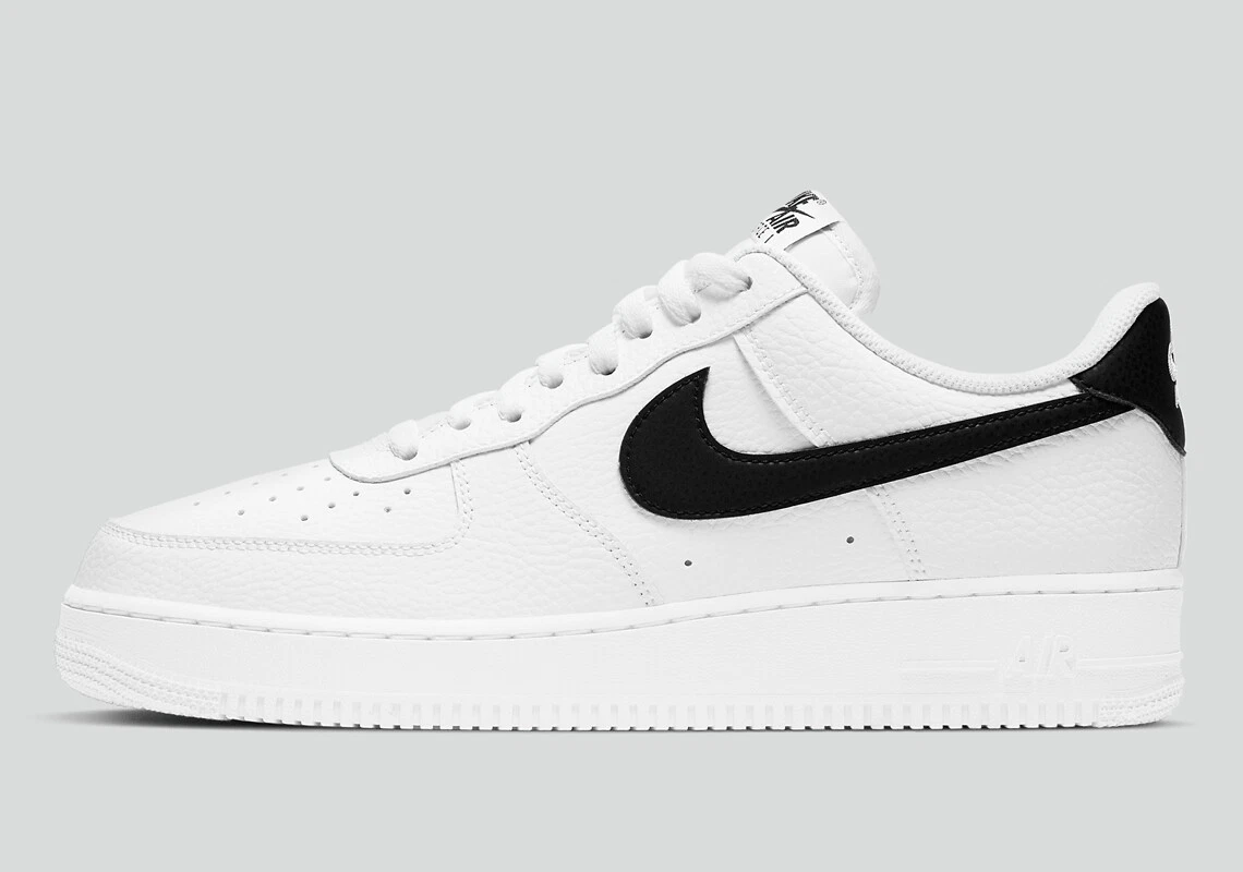 Nike Air Force 1 '07 Shoes White Black CT2302-100 Men's Multi Size NEW