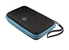 Harrows Blaze Pro 6 Dart Case – Holds 2 Sets Fully Assembled Darts - Black Aqua