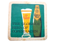 Carlsberg vintage Beer Coaster