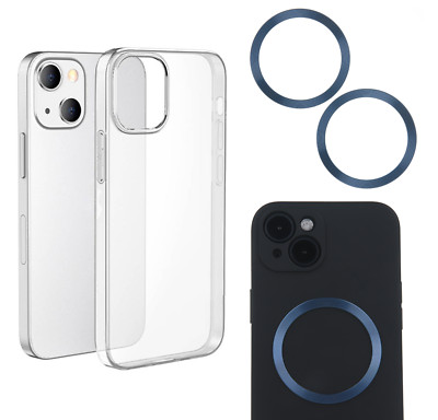 FÜR SAMSUNG GALAXY S9 PLUS - Hülle Case Tasche + 2szt Magsafe Metallring D. BLA
