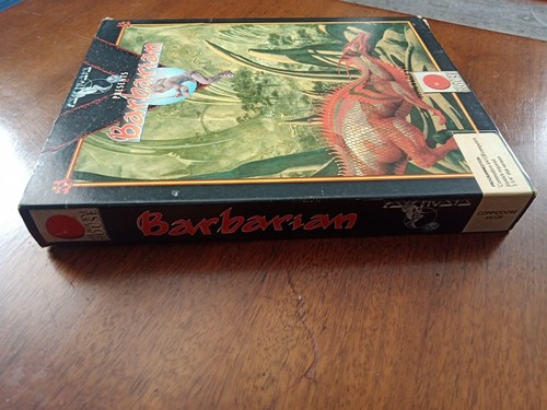 Barbarian Psygnosis Commodore 64/128 Big Box CIB super clean!! - Picture 6 of 10