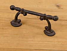 Handles Drawer Pulls T Bar Lot Rustic Cast Iron Farmhouse Cabinet Cupboard Brown