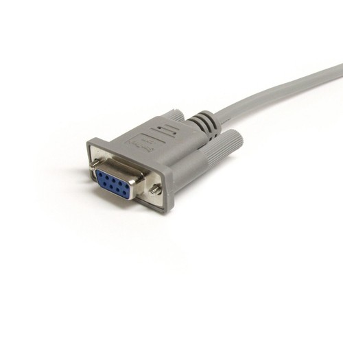 Cable serie StarTech MXT1003 3 ft gris recto a través DB9 RS232 macho hembra - Imagen 2 de 3