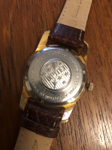 SİLVANA Vintage Watch 60s Automatic 25 Jew Eta Swiss Made Rose Gold Plated 20m - Picture 6 of 12