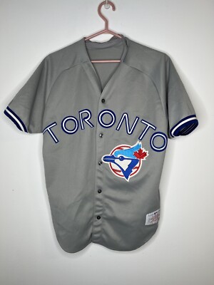 Vintage 1990's Toronto Blue Jays CCM Maska MLB Road Jersey Men's