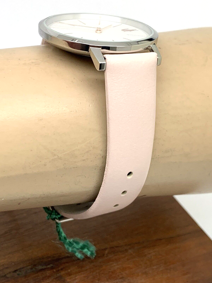 ラコステ LACOSTE レディース MOON 2001070 腕時計 Lacoste Women's Watch 2001070 Moon Quartz Silver Dial Pink