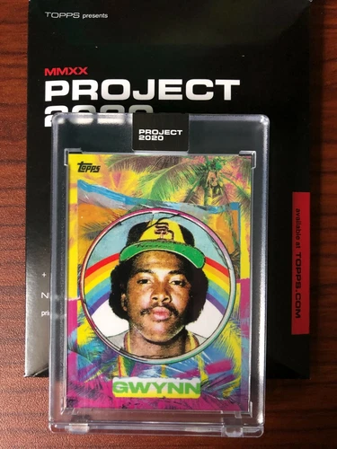 TOPPS PROJECT 2020 1983 TONY GWYNN #366 by TYSON BECK w/ Box Project 70