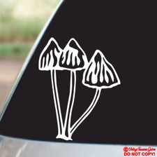 MUSHROOM Vinyl Decal Sticker Car Window Wall Bumper Magic Fungus Psychedelic Jdm