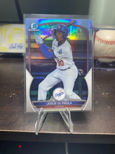 2023 Bowman Draft - Chrome Josue De Paula #BDC-132 Refractor (RC) - 第 1/2 張圖片