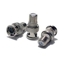 BNC Male to F Female Connector Adapter for Coaxial Cable CCTV Wholesale