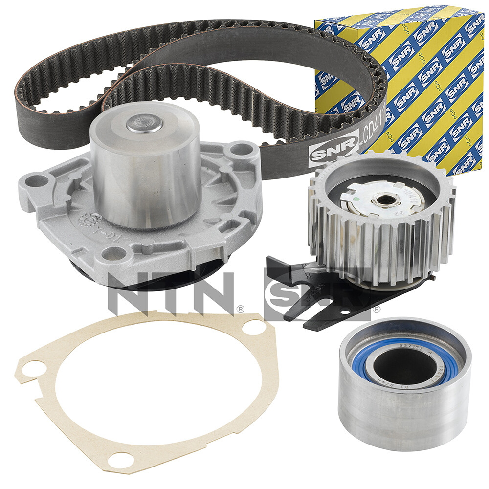 SNR KDP458.520 kit de distribution avec pompe à eau pour remplacement courroie auto 16V