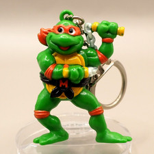 Figura Llavero Tortugas Ninja Mutantes Miguel Ángel Caramelo Juguete Kabaya Japón Y396