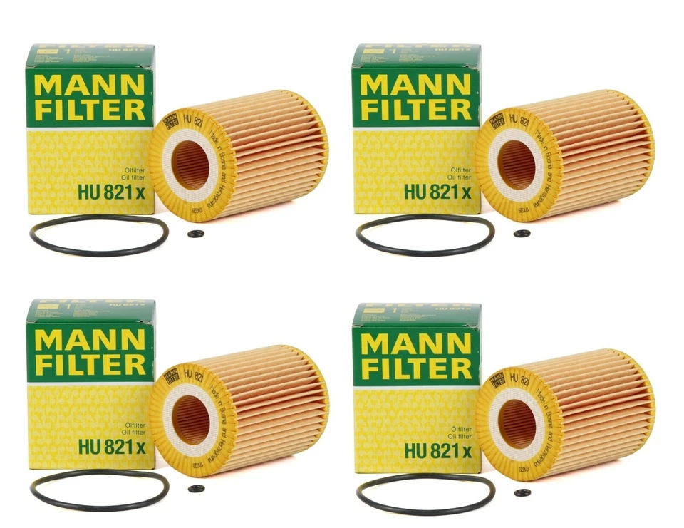 Juego de 4 filtros de aceite de motor Mann para Mercedes W211 W164 X164 W251 V212 S212 C207 Foto 2 de 4