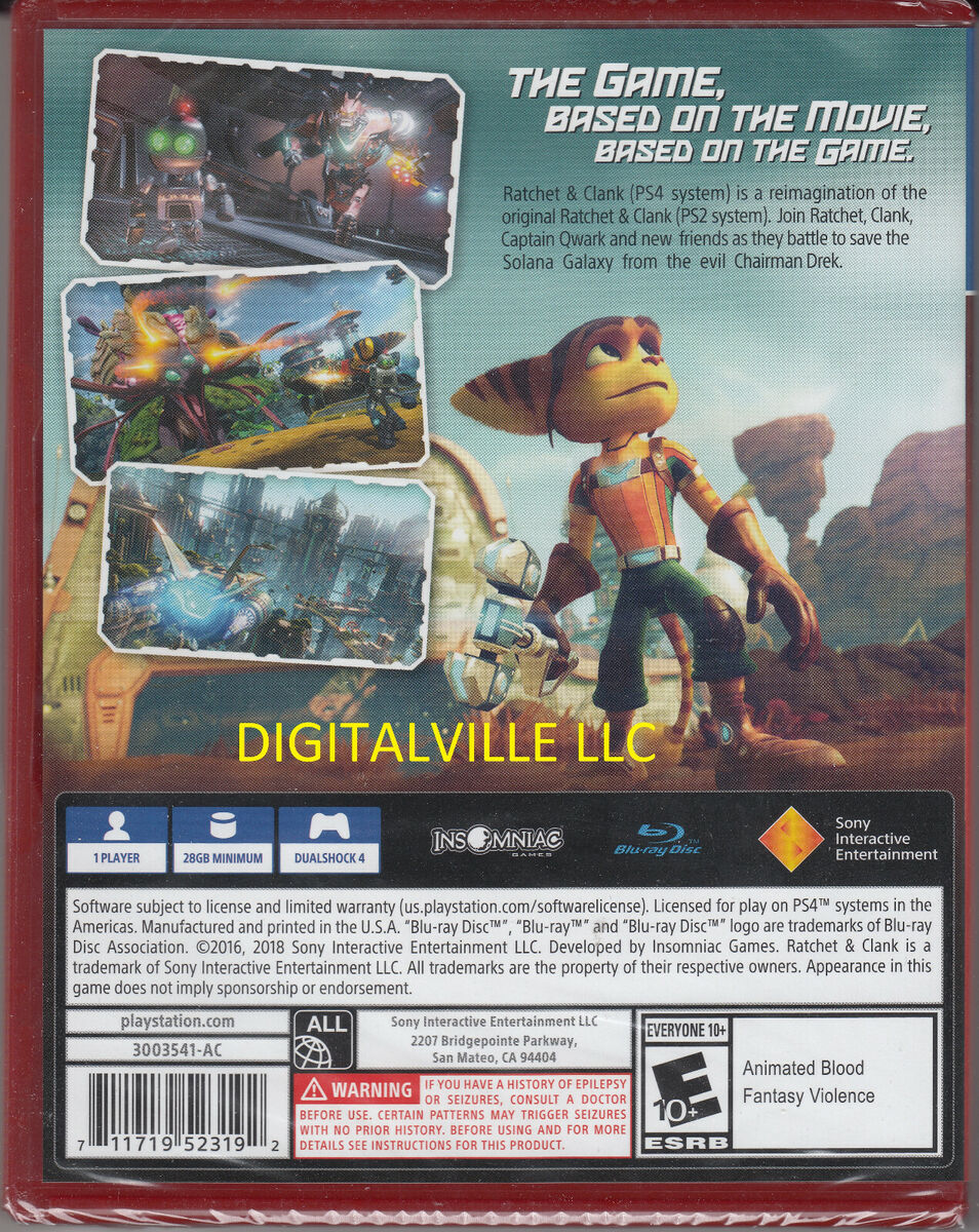 Ratchet Clank PS4 Brand Factory Sealed PlayStation 4 eBay