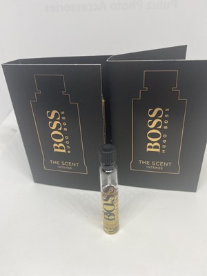 HUGO BOSS THE SCENT INTENSE EDP VIAL SPLASH FOR MEN 0.05 Oz / 1.5 ml X2  8005610362328 | eBay