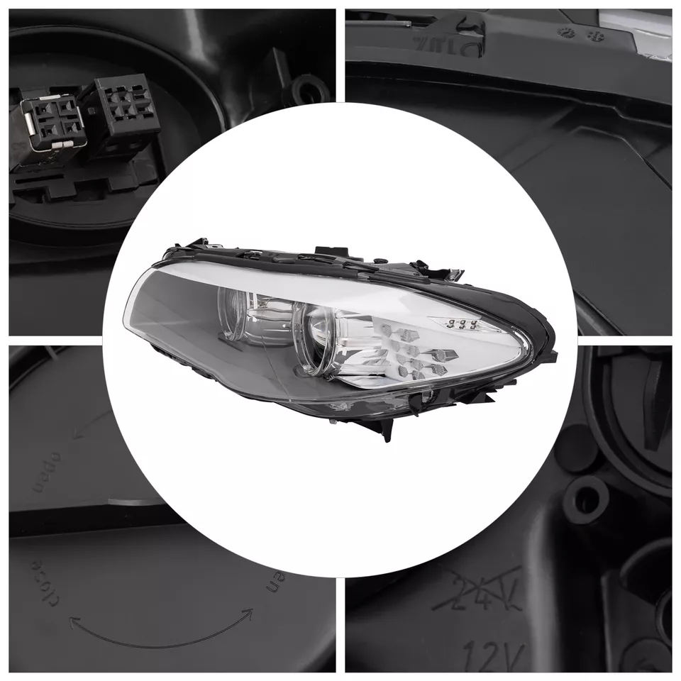 2011-2013 Xenon With Adaptive AFS Left Headlight For BMW 5 Series 528i 535i - Image 4 of 4