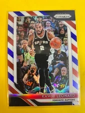 D48825  2018-19 Panini Prizm Prizms Red White and Blue #53 Kawhi Leonard