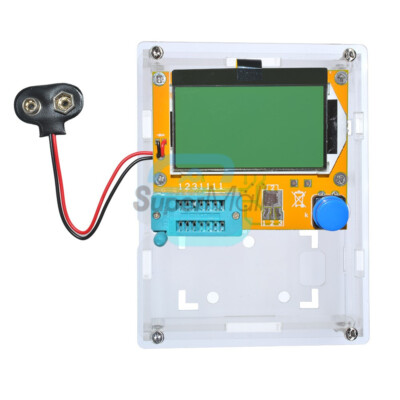 LCR-T4 Mega328 Transistor Tester Diode Triode Capacitance ESR Meter With Case
