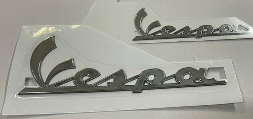 VESPA SIDE & FRONT PIAGGIO PLATES FOR VESPA LX 2T 50 LX 125 PX 150 - Picture 2 of 2
