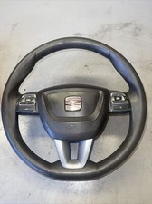 SEAT TOLEDO MK4 MULTIFUNCTIONAL BLACK LEATHER STEERING WHEEL