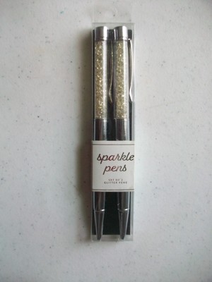 ''Set Of 2 Eccolo Sparkle / Glitter Pens''  Brand New