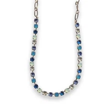 Necklace by Mariana Alluring Blue and Opal Swarovski Crystals