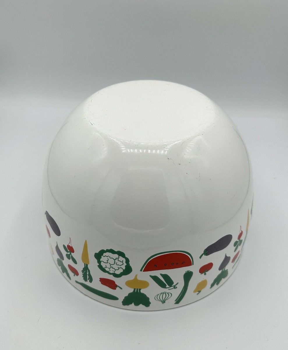 Vintage Kaj Franck Finel Arabia Enamelware Vegetable Fruit Bowl