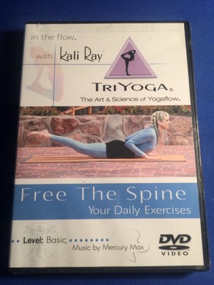 Tri-Yoga  Free the Spine Basic Level  (DVD) w/kali Ray  .. BRAND NEW & SEALED!