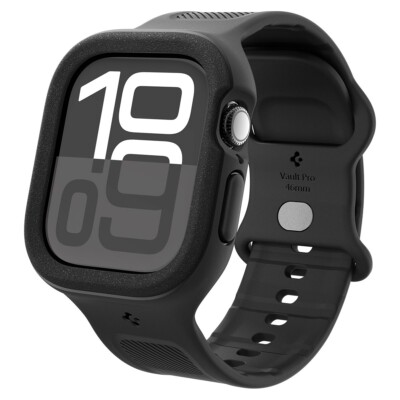 For Apple Watch Series 11 / 10 Case | Spigen Vault Pro Shockproof Slim Cover