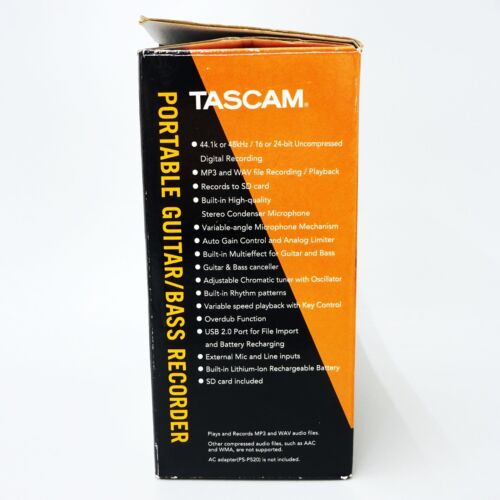 TASCAM GT-R1 Red Portable Guitar Bass Recorder from Japan Used - Picture 18 of 21