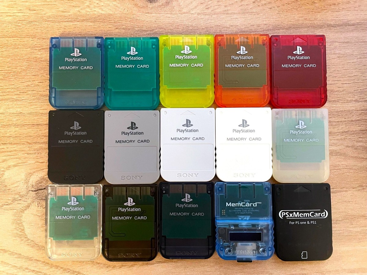 PS1 Playstation 1 Memory Card YOU PICK - TONS to Choose Sony SCPH