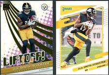 2021 Donruss JuJu Smith-Schuster Liftoff Insert OFF-JJS & Base #20 - Pair