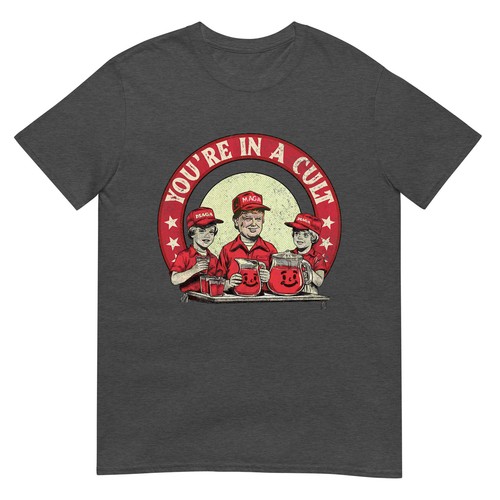 You're In A Cult Funny Men Women T-Shirt - Picture 8 of 17